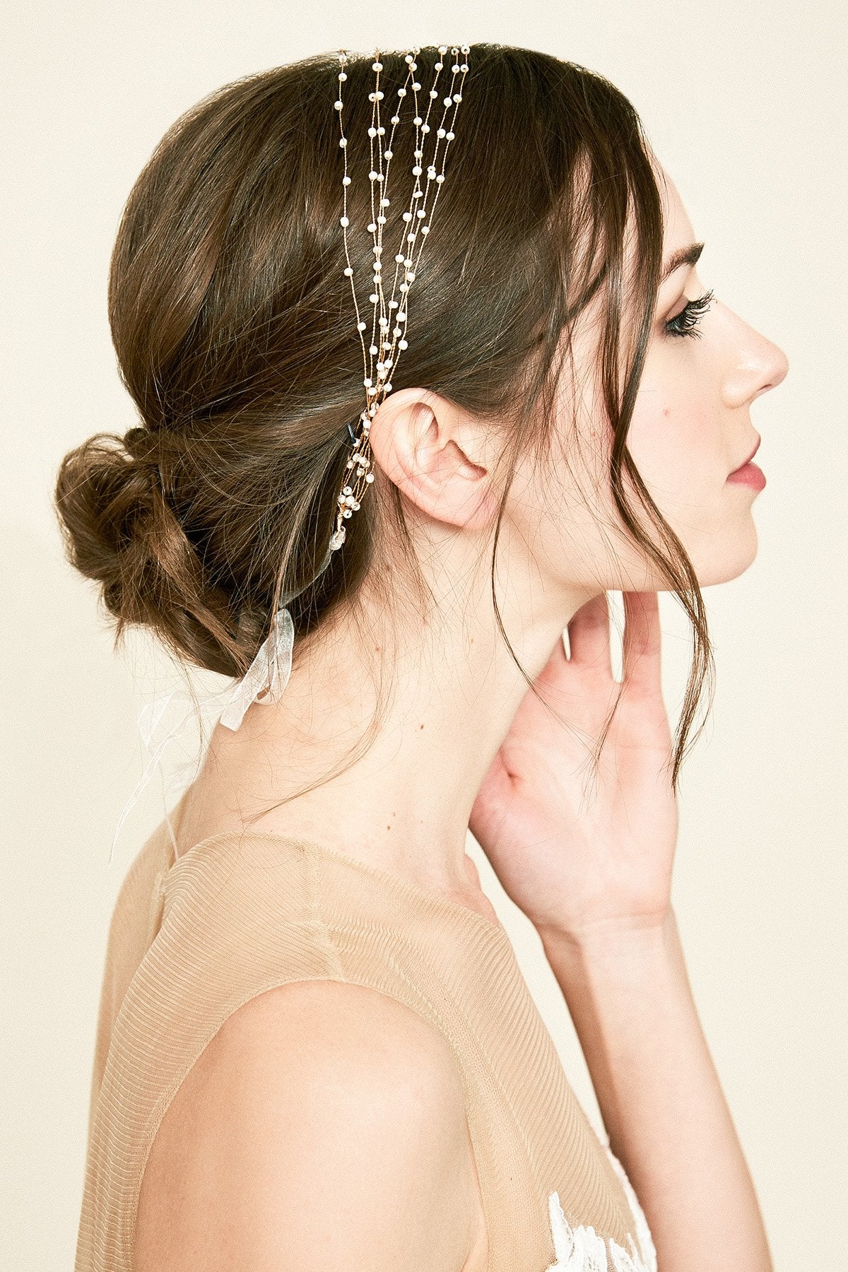 Tadashi Shoji - Nona Pearl Headpiece