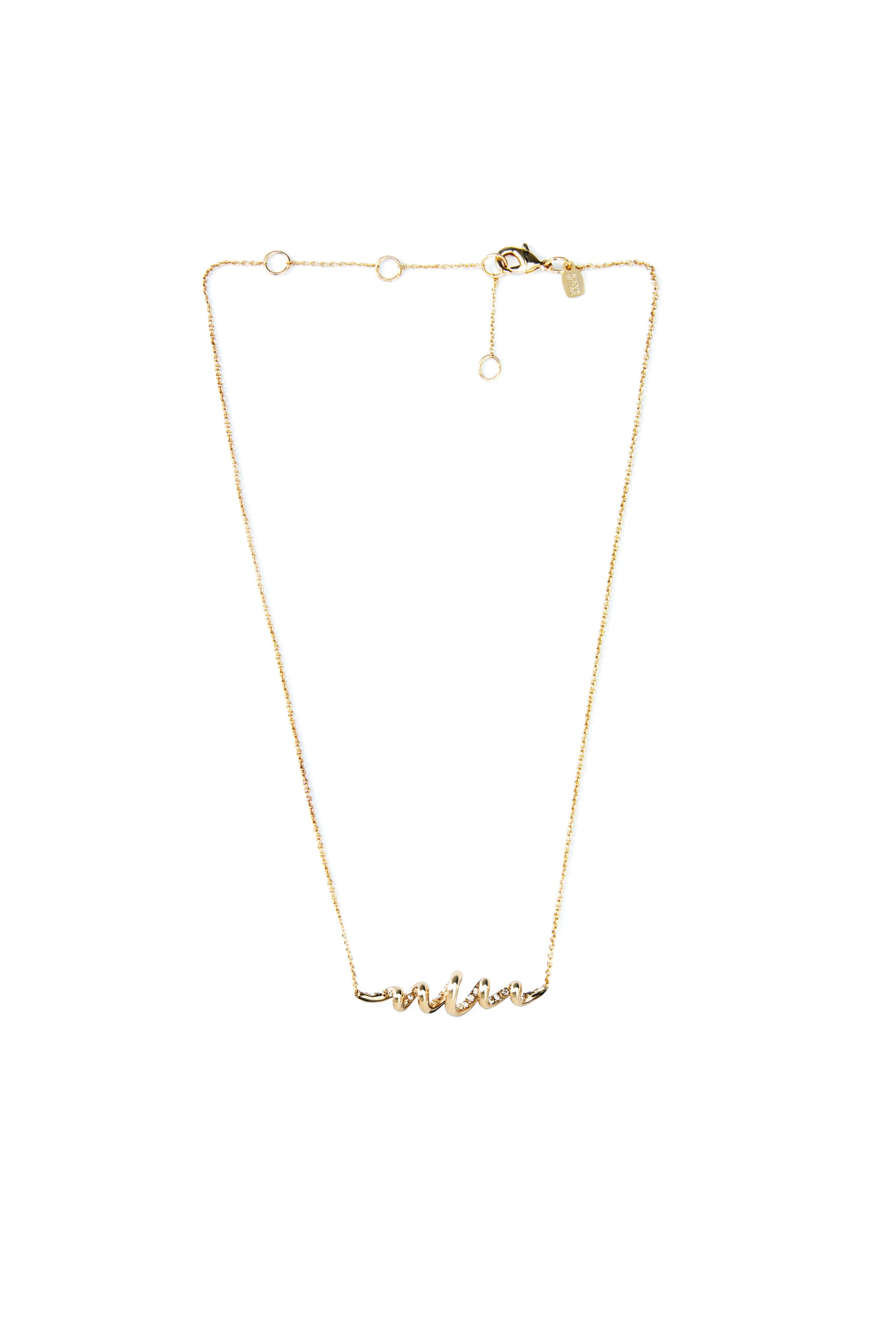 Tadashi Shoji x Alexis Bittar - Encrusted Spiral Pendant 
