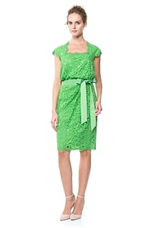 Lace Blouson Dress