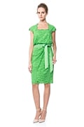 Lace Blouson Dress