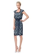 Lace Blouson Dress