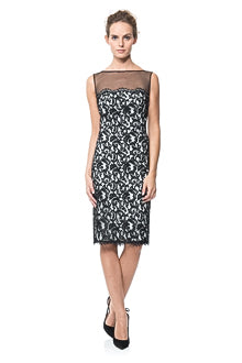 Mesh Illusion Lace Dress