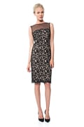 Mesh Illusion Lace Dress