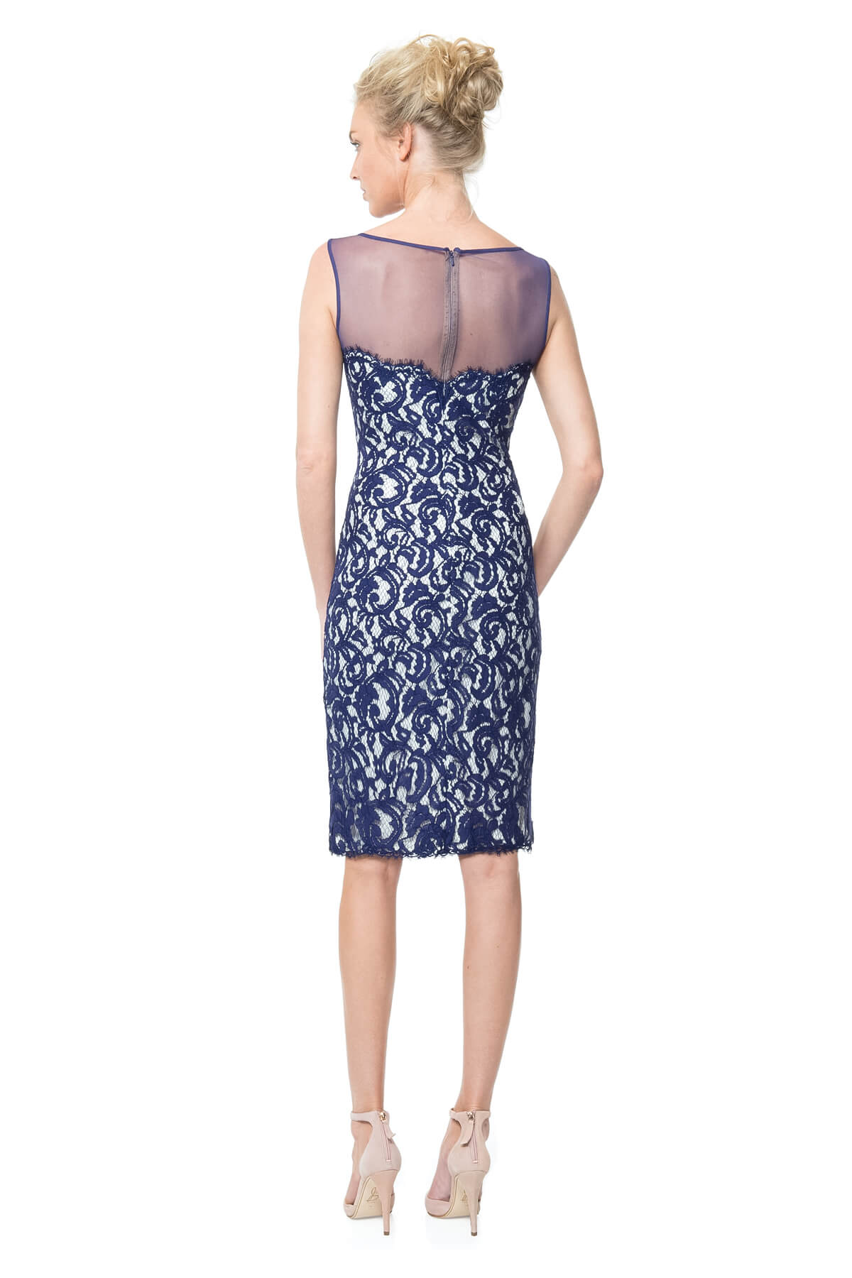 Mesh Illusion Lace Dress