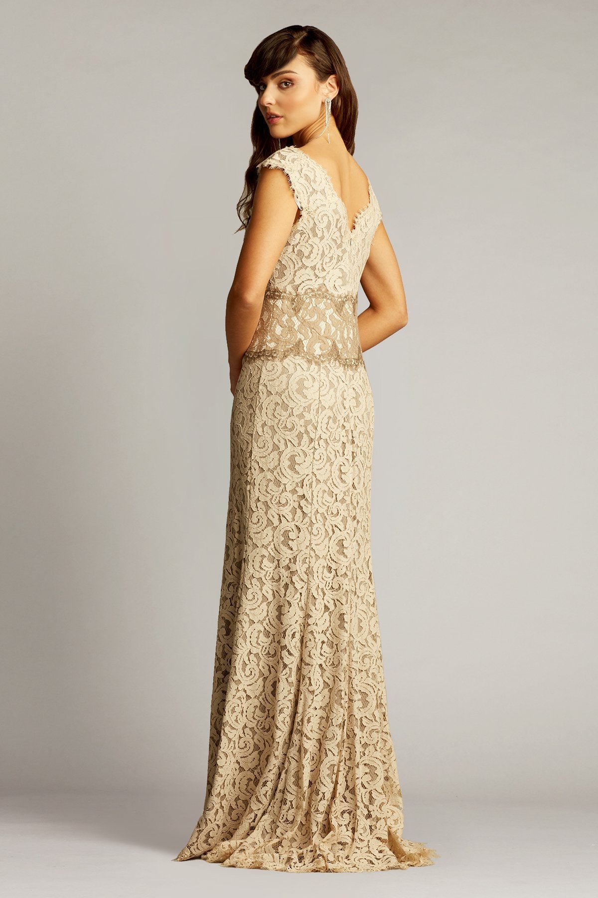 Agnes Rose Jacquard Dress