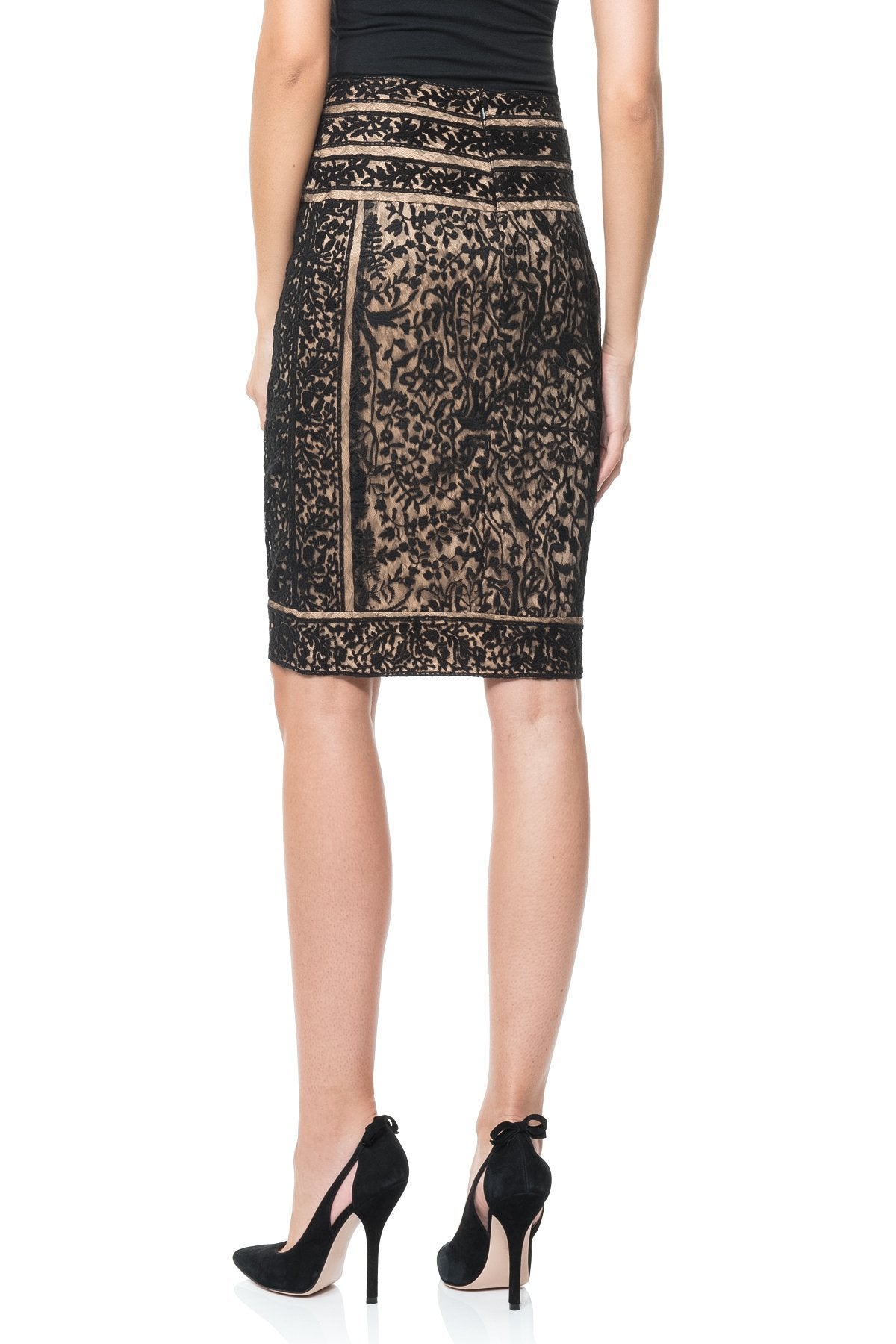 Embroidered Lace Skirt