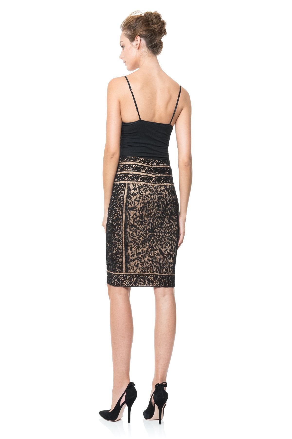 Embroidered Lace Skirt