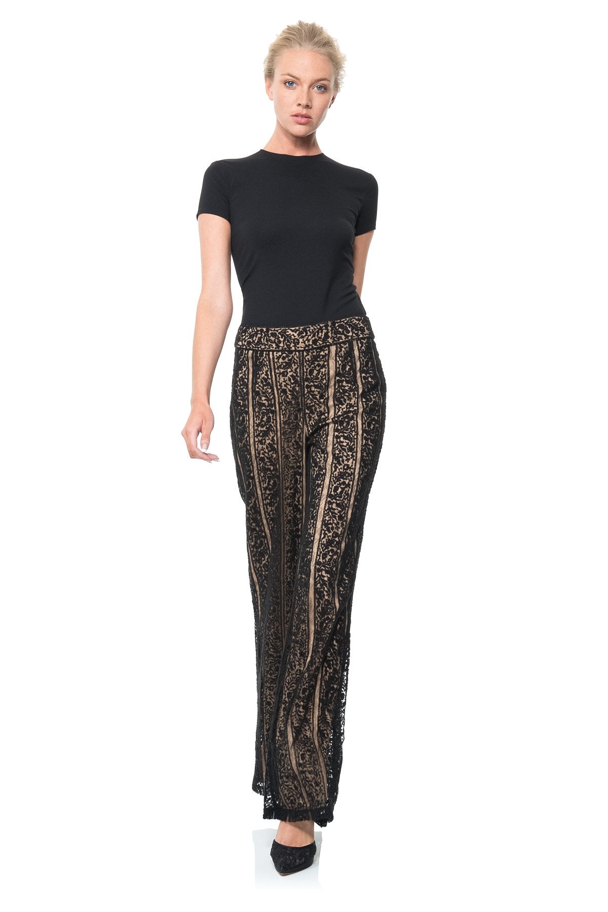 Banded Lace Pants
