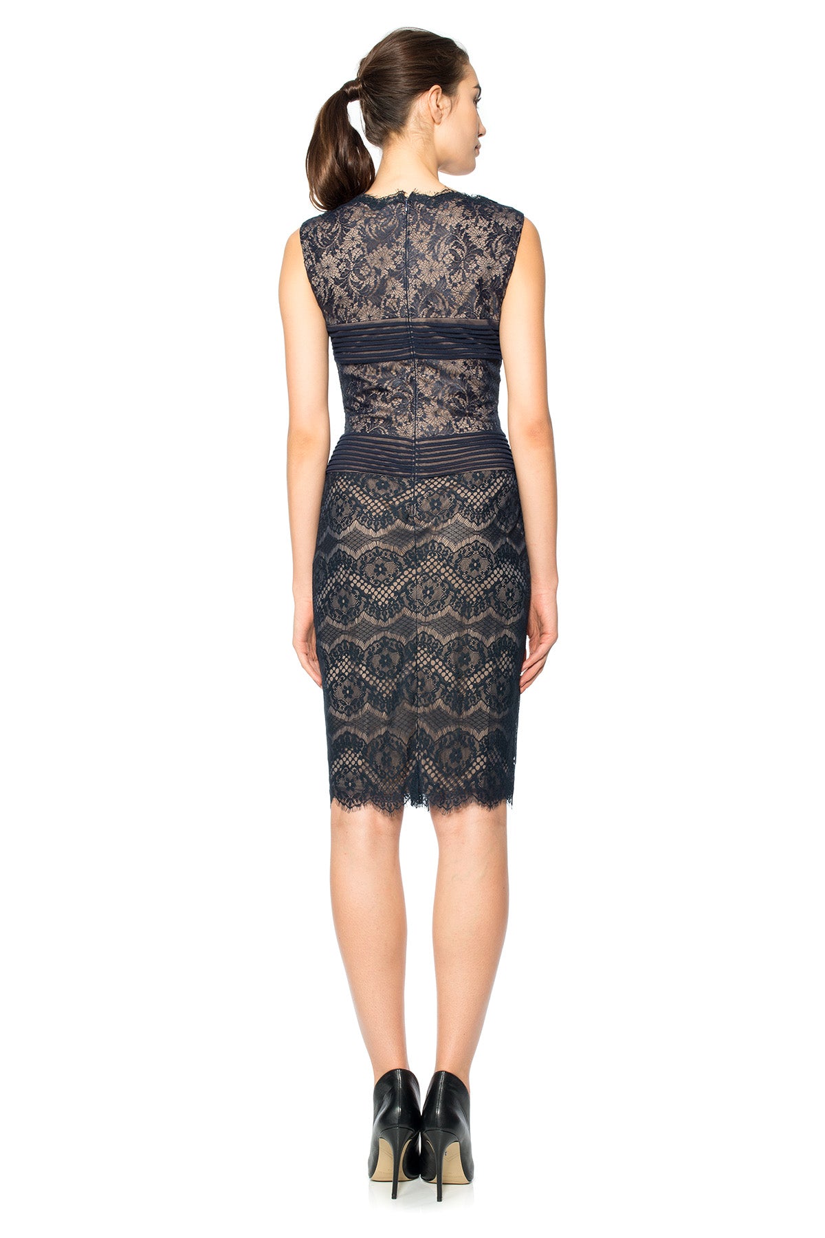 Lace V-Neck Sheath Dress