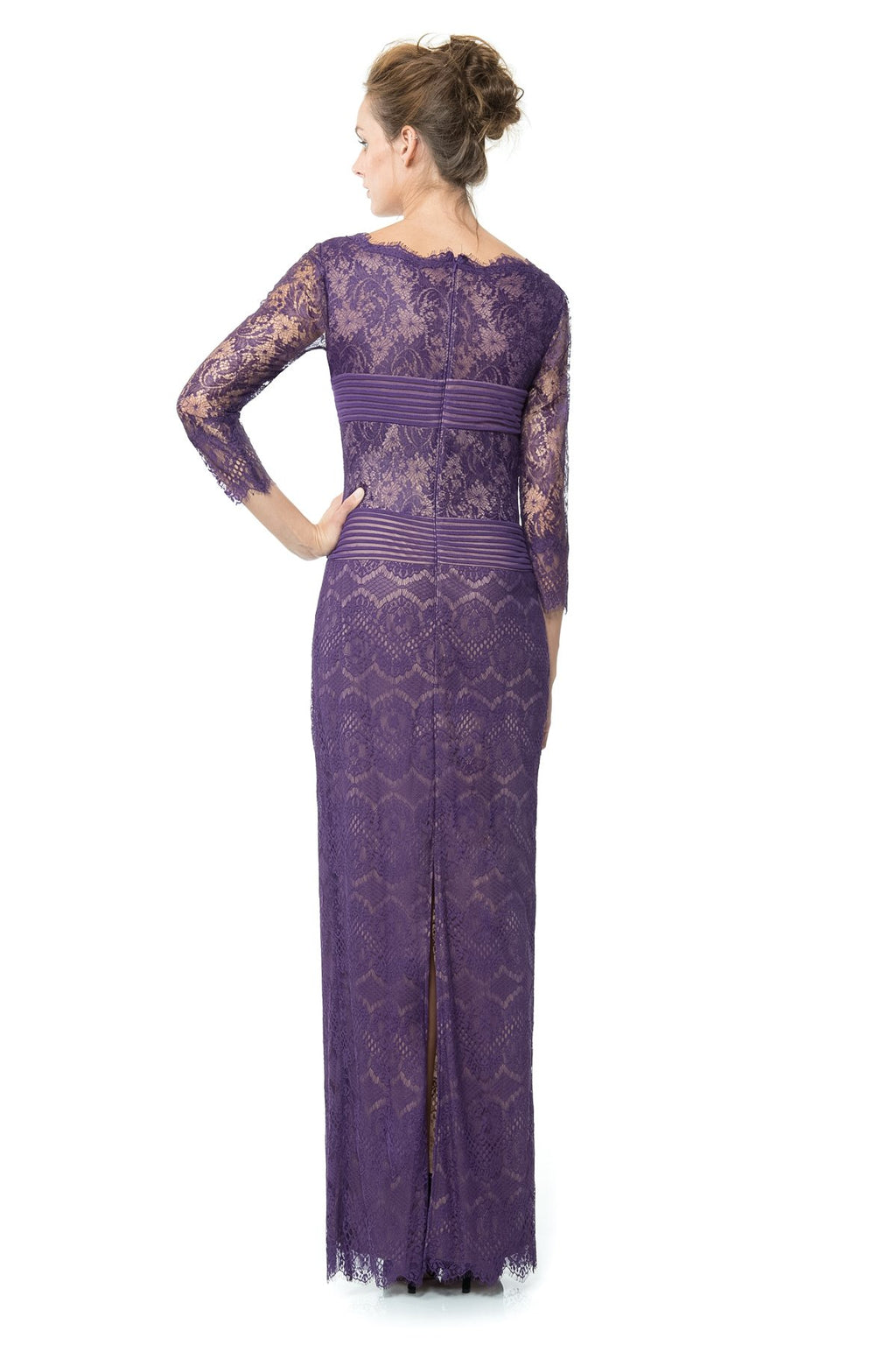 Chantilly Lace Long Sleeve Gown