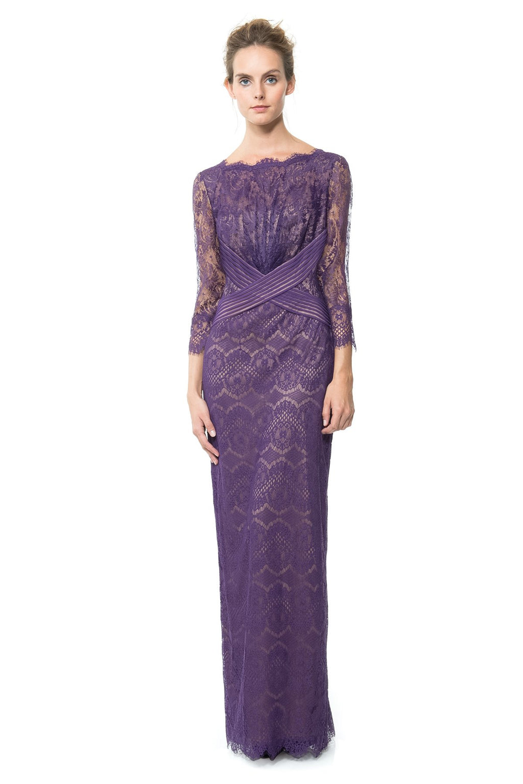 Chantilly Lace Long Sleeve Gown