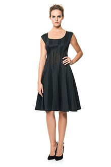 Neoprene Paneled Dress