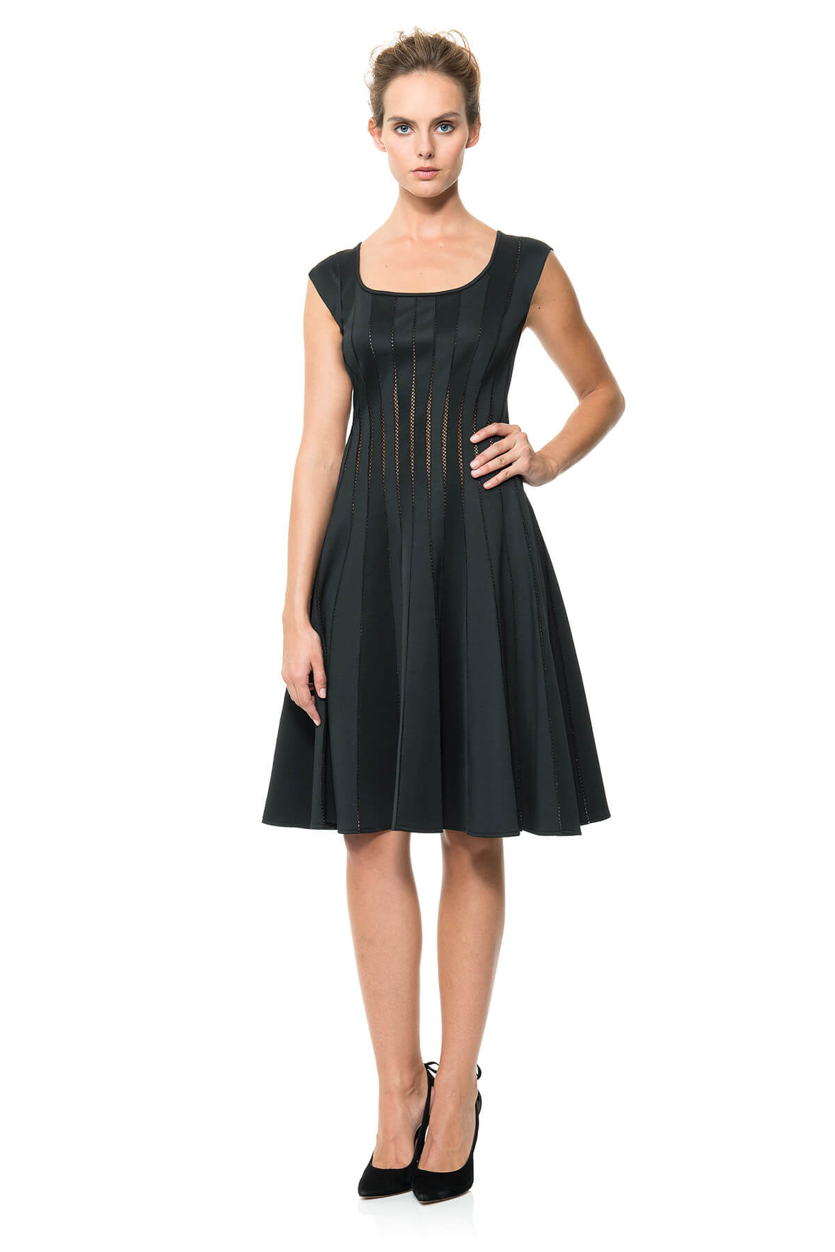Neoprene Paneled Dress