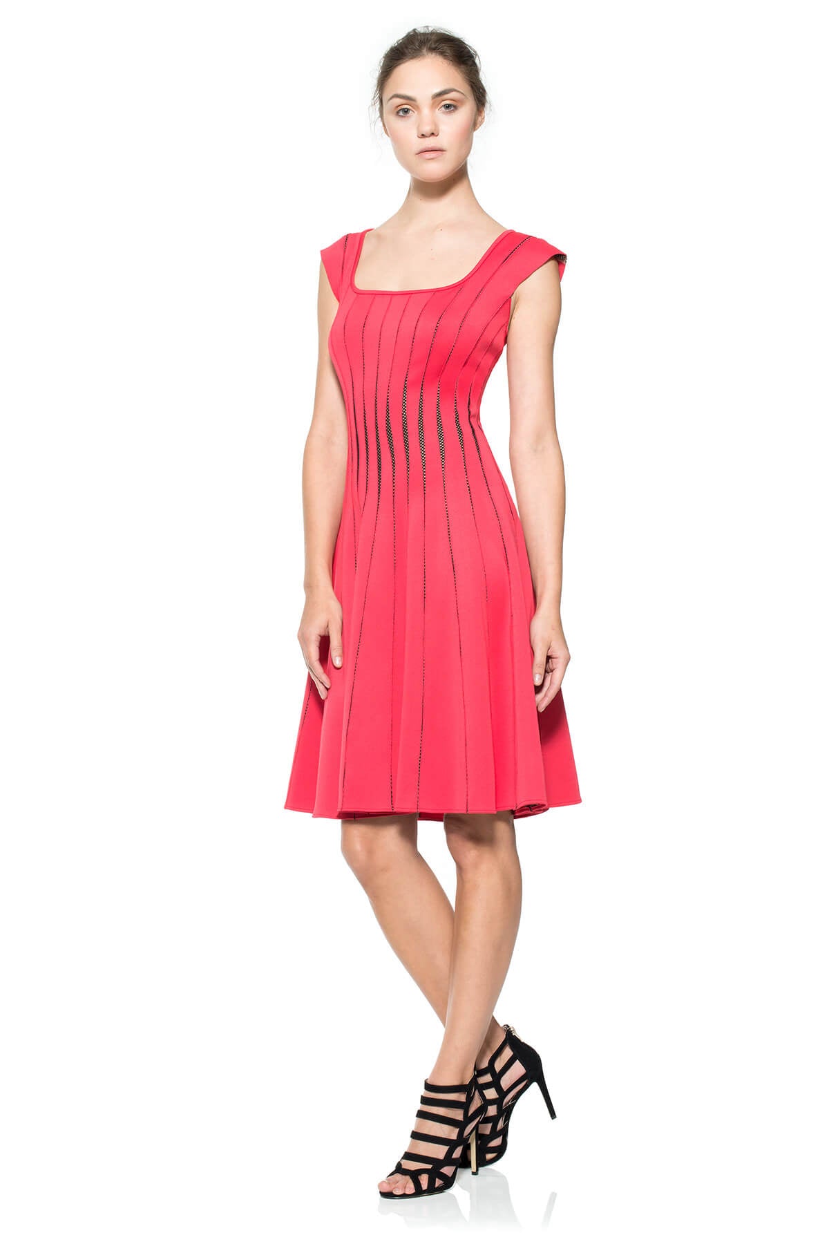 Neoprene Paneled Dress