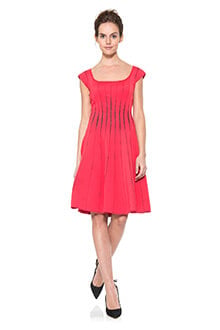 Neoprene Paneled Dress