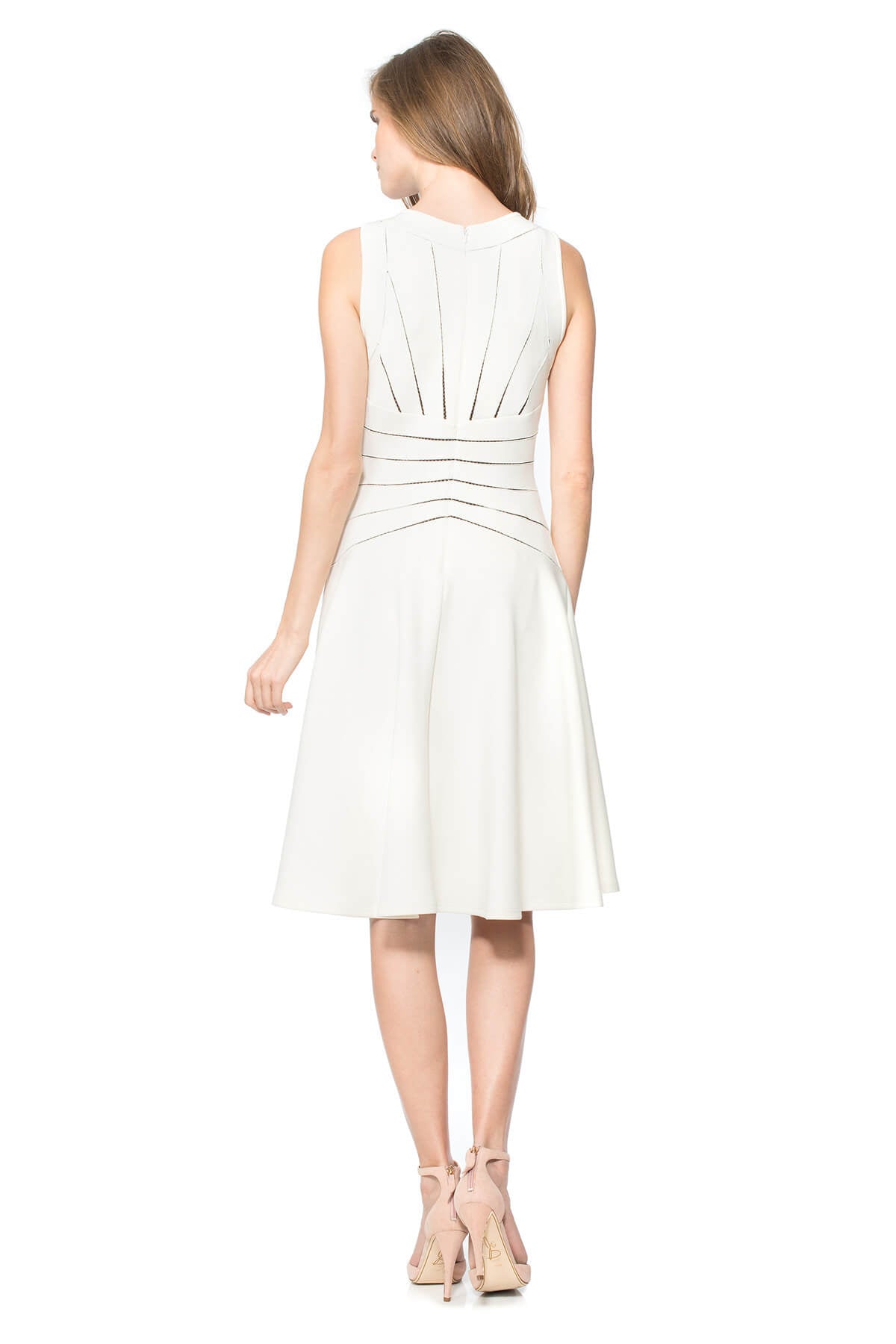 Cut Neoprene A-Line Dress