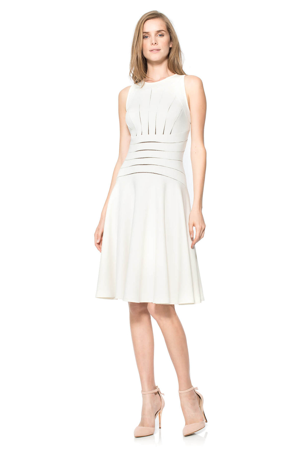 Cut Neoprene A-Line Dress
