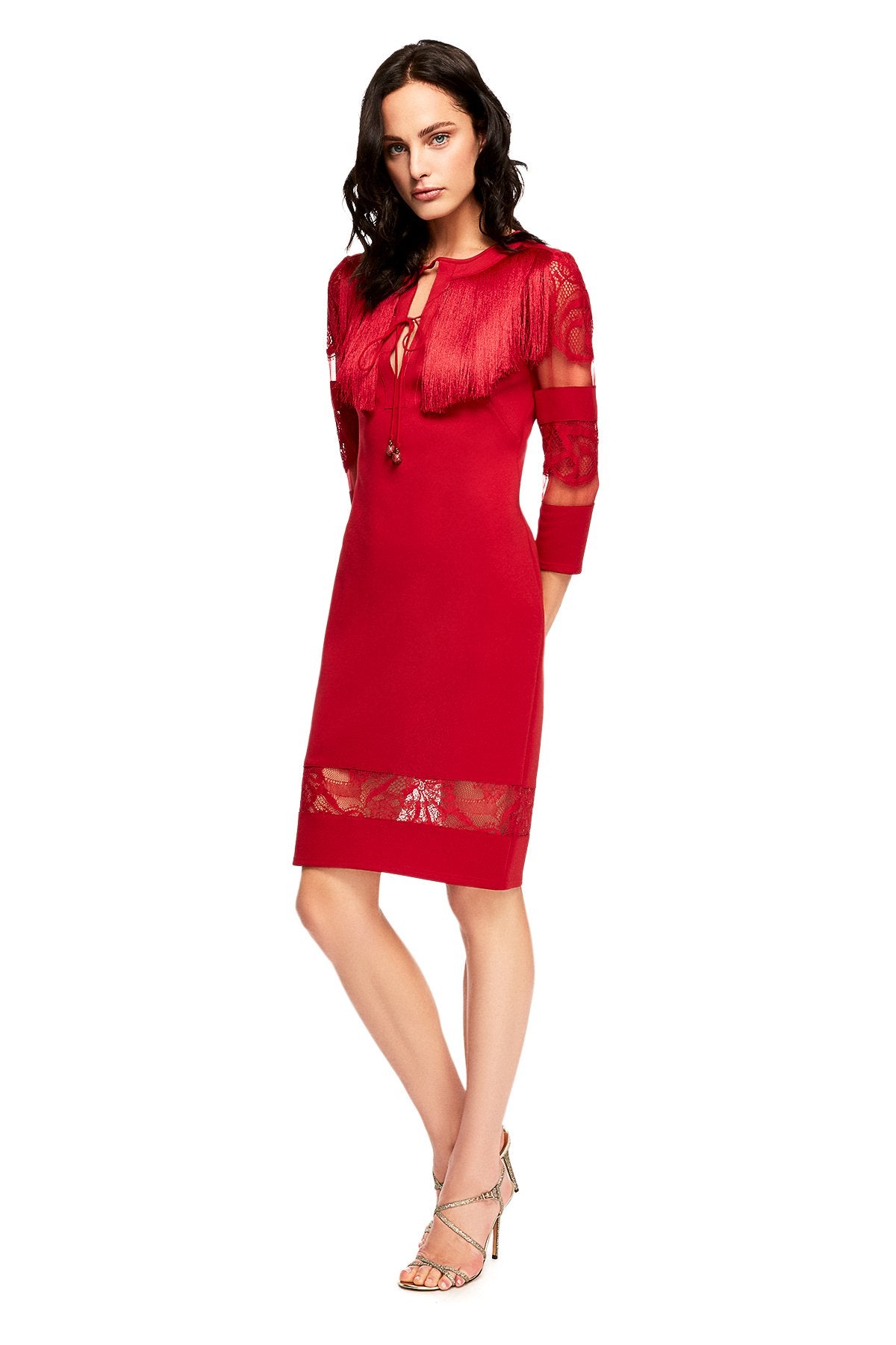Corisande Fringe Dress
