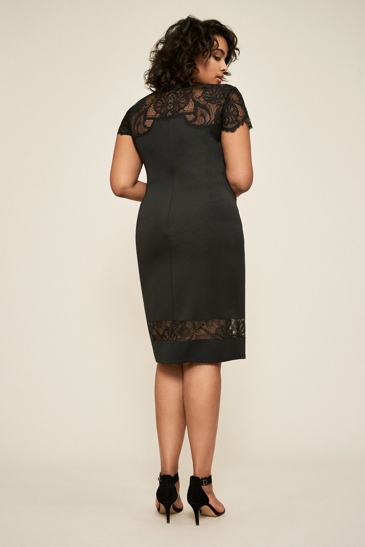 Tadashi Shoji - Corisande Short-Sleeve Fringe Dress - PLUS SIZE