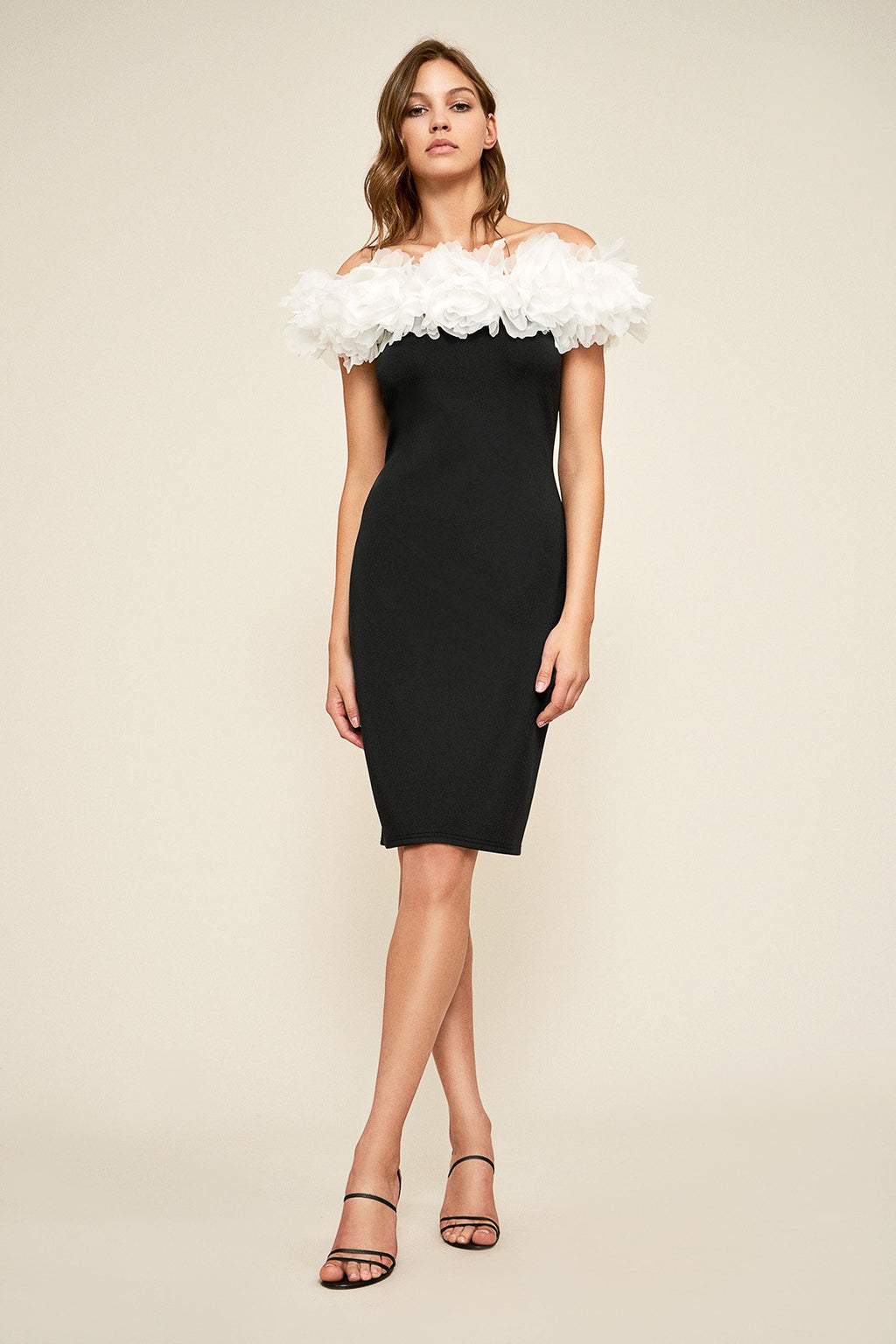 Tadashi Shoji - Karelo Ruffled Crepe Dress