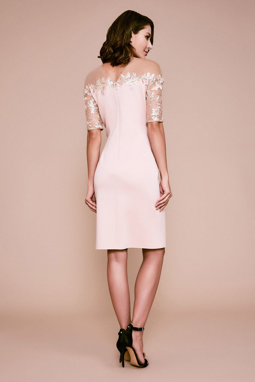 Tadashi Shoji - Tua Sequin Embroidered Neoprene Dress