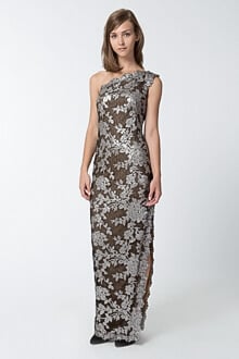 Lace One Shoulder Gown