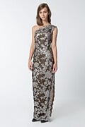 Lace One Shoulder Gown