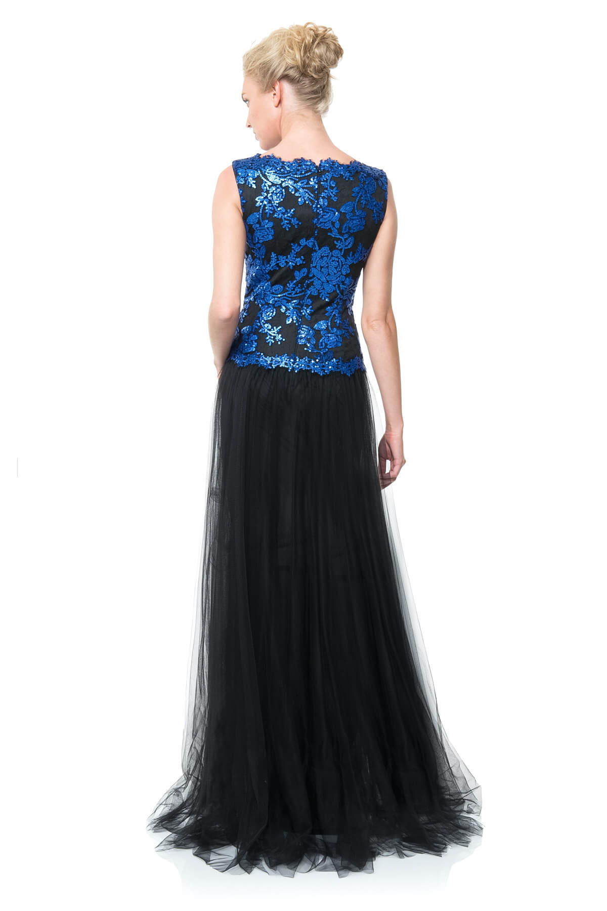 Tulle and Embroidered Lace Ball Gown