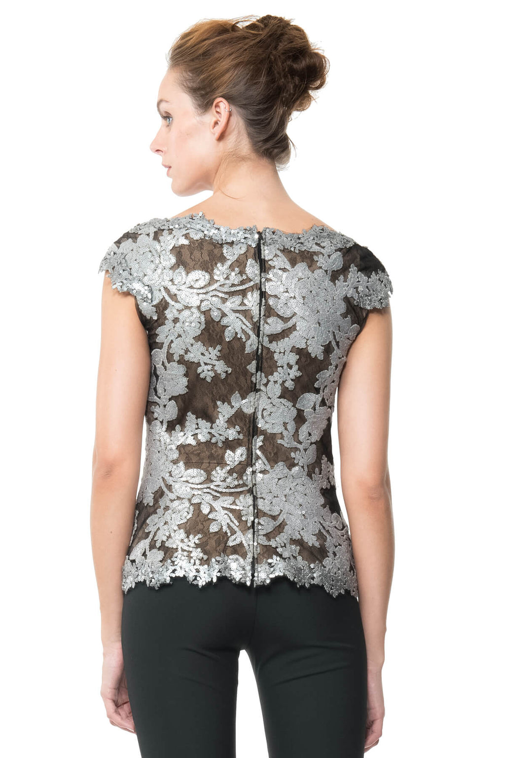 Sequin Embroidered Top