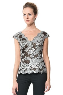 Sequin Embroidered Top