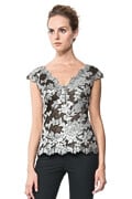 Sequin Embroidered Top