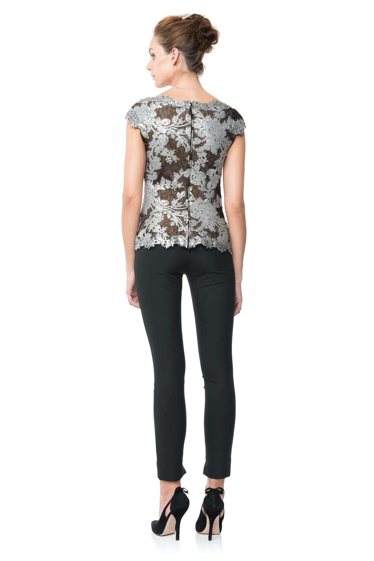 Sequin Embroidered Top