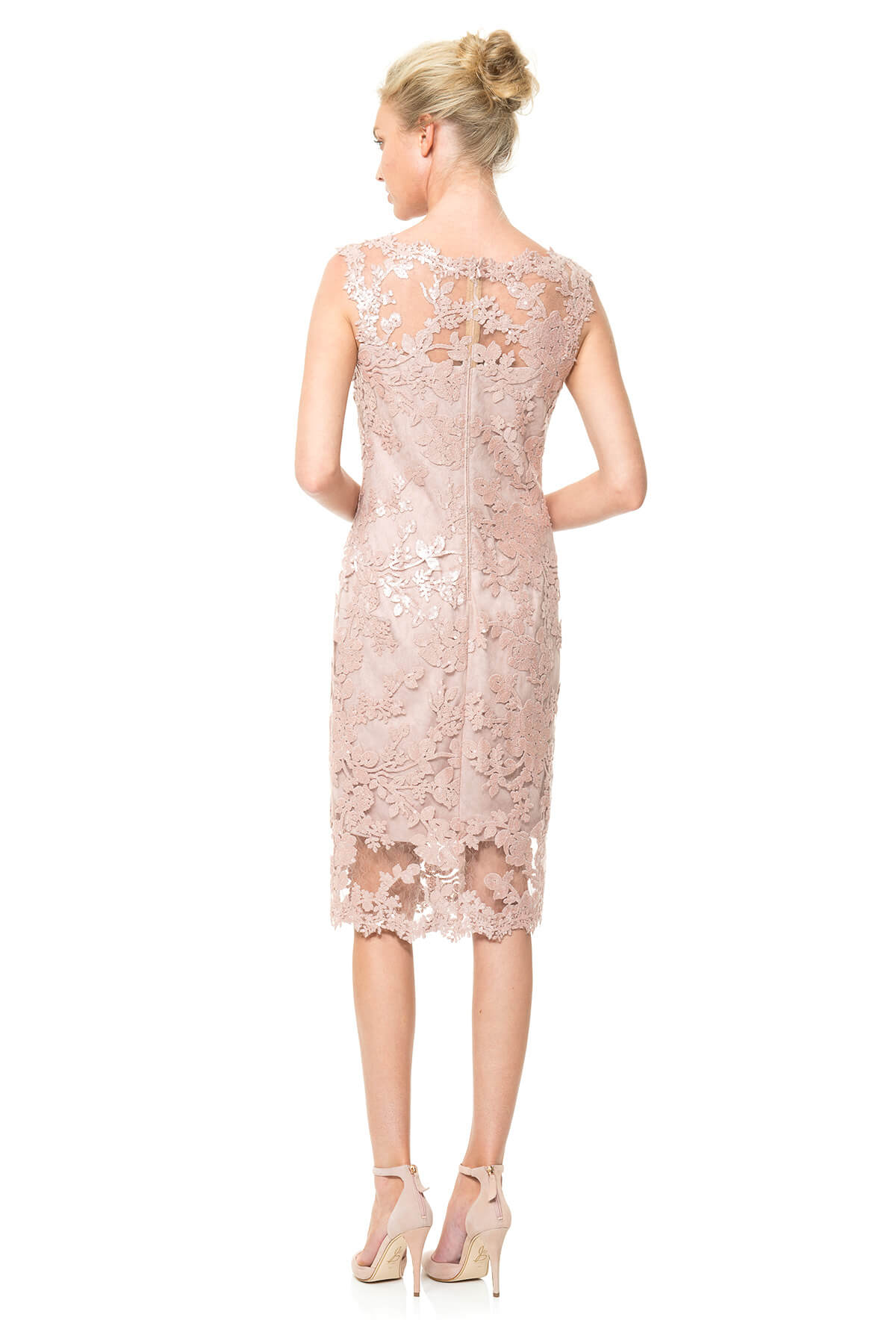 Paillette Embroidered Lace Sheath