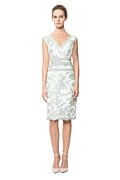 Paillette Embroidered Lace Banded Dress