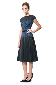 Neoprene and Lace Dress