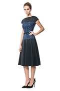 Neoprene and Lace Dress