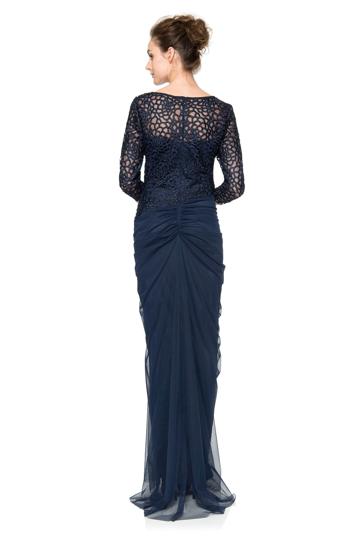 Guipure Lace and Tulle Gown