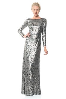 Bejeweled Sequin Gown