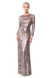 Bejeweled Sequin Gown