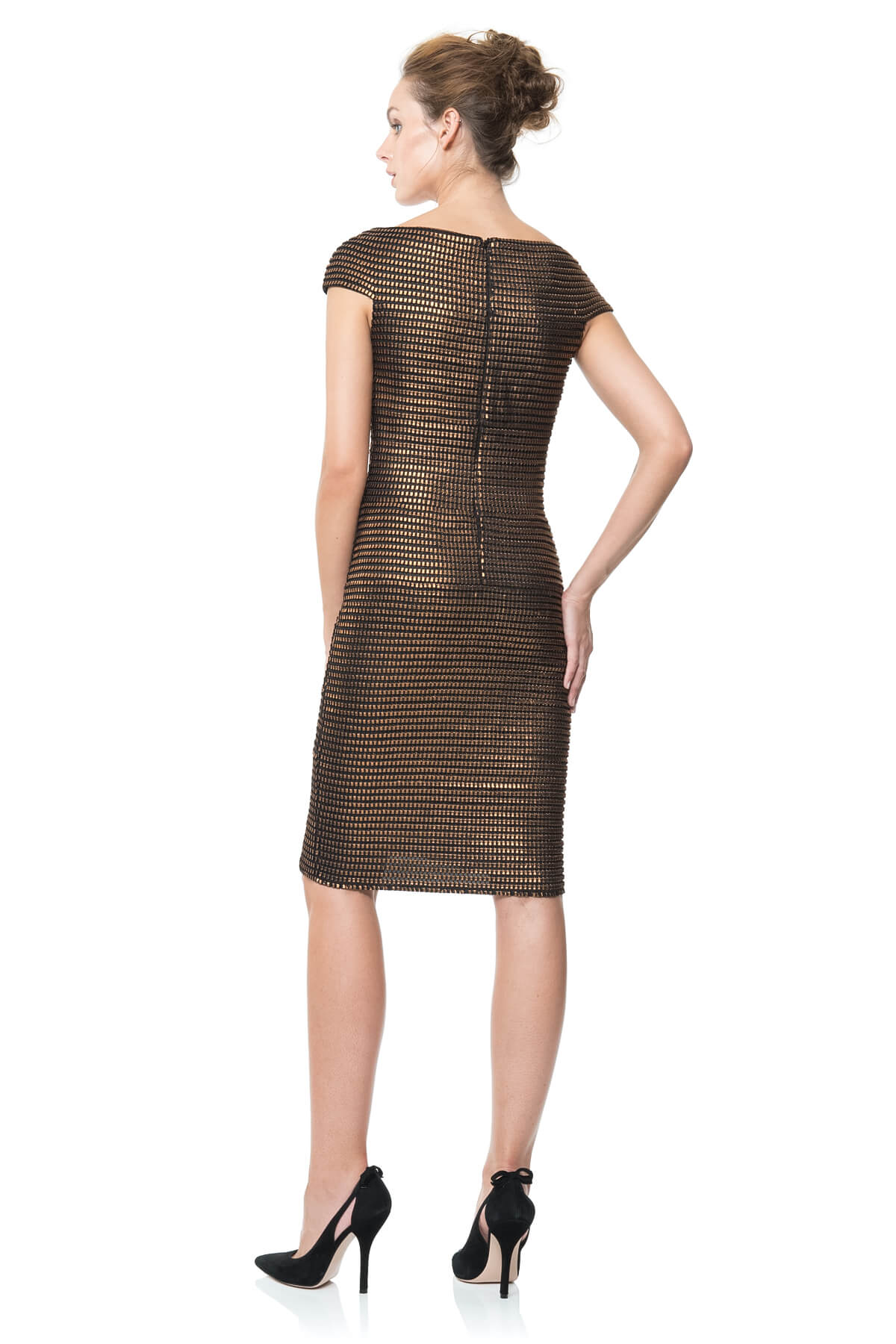 Foil Print Woven Dress