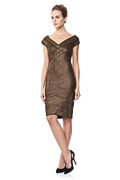 Foil Print Woven Dress