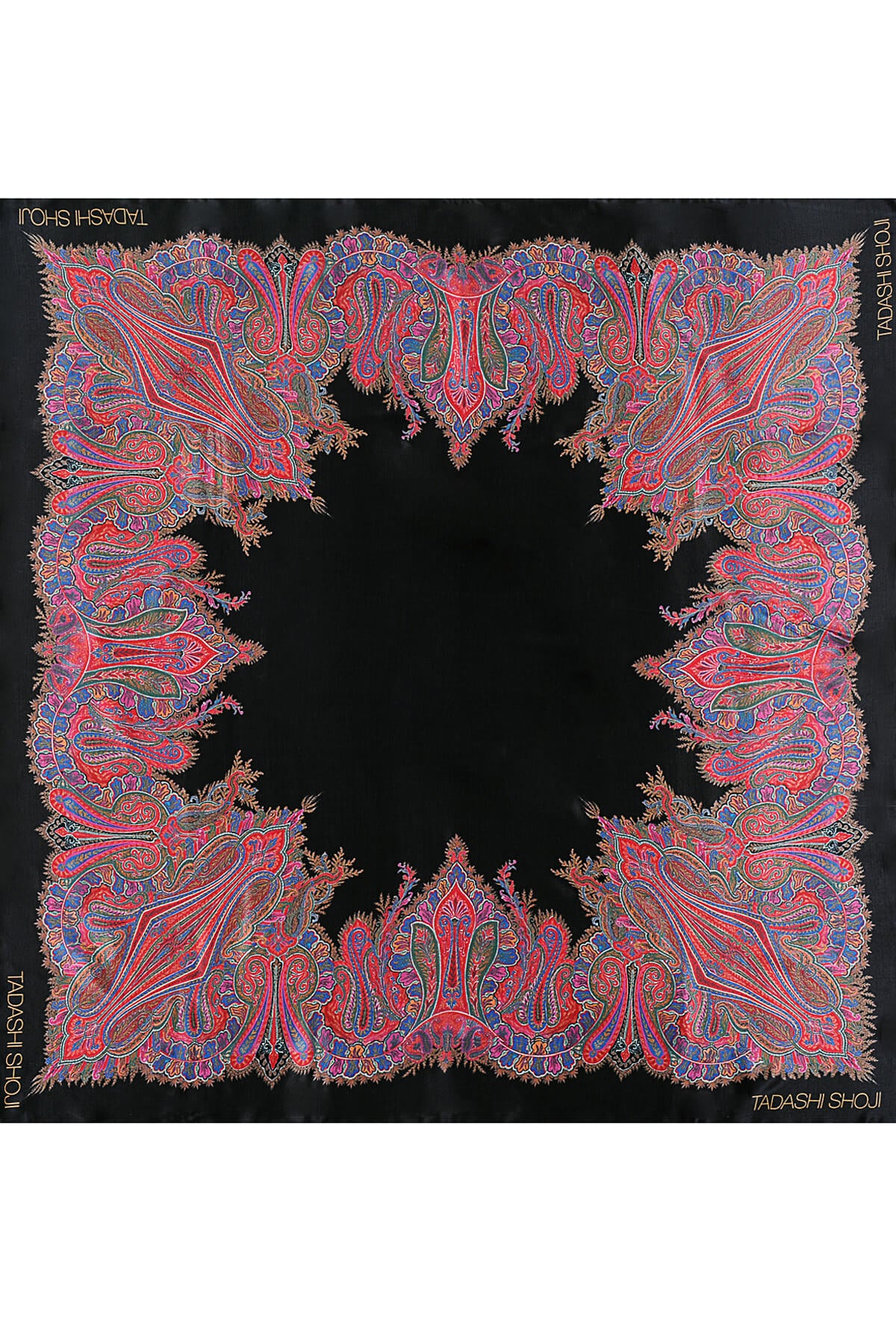 Paisley Print Silk Scarf