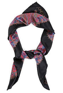 Paisley Print Silk Scarf