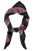 Paisley Print Silk Scarf