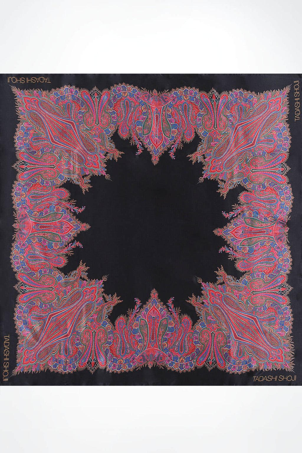 Paisley Print Silk Scarf