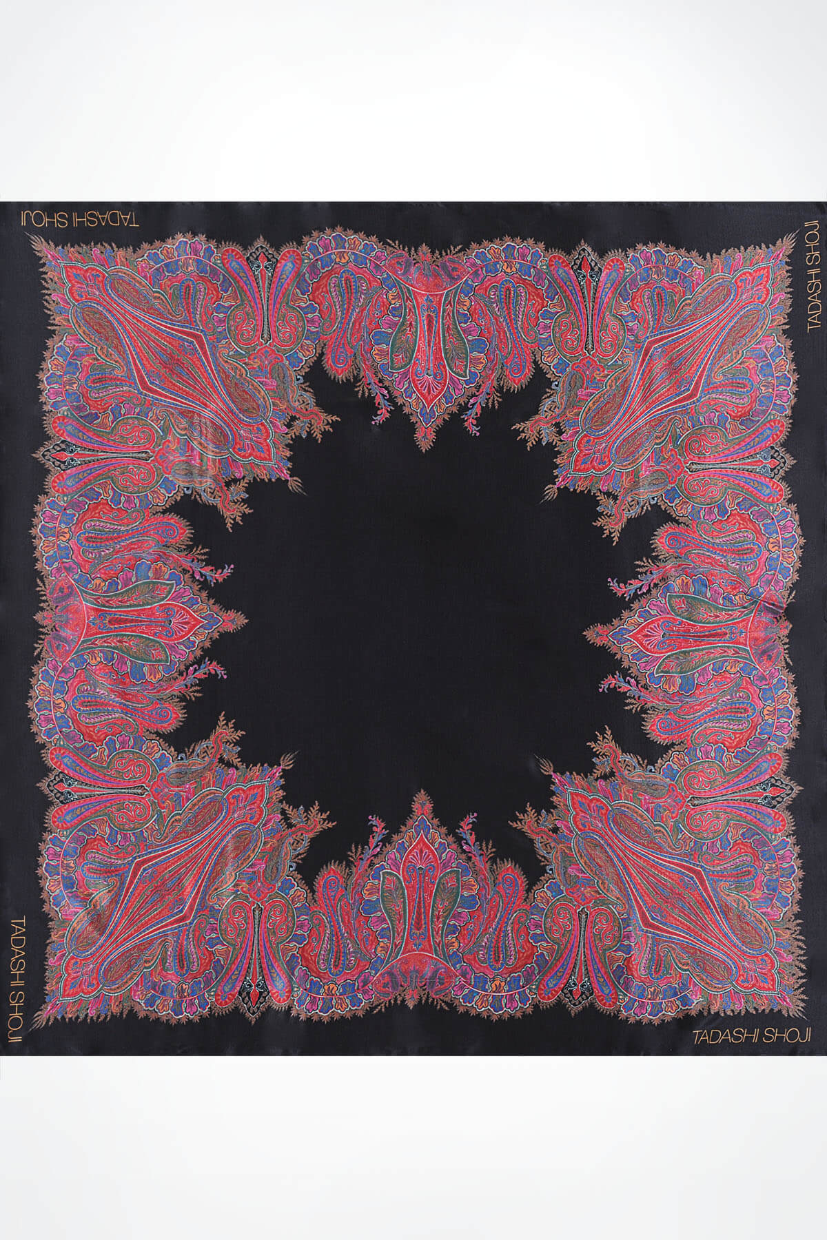 Paisley Print Silk Scarf
