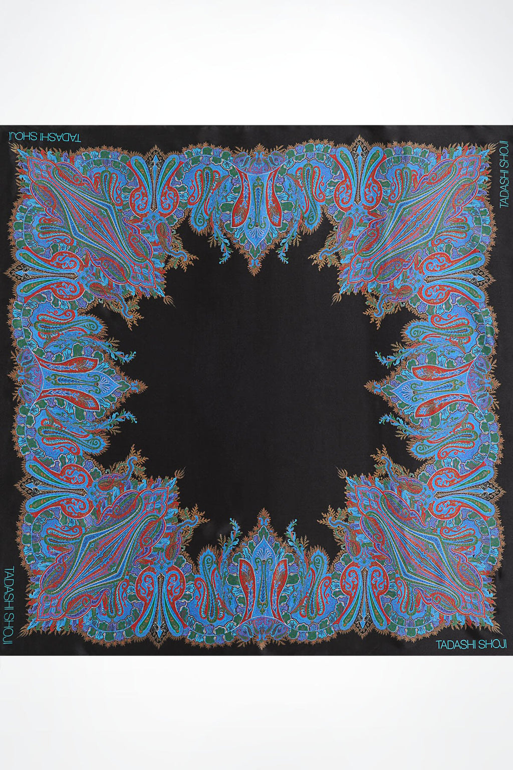 Paisley Print Silk Scarf