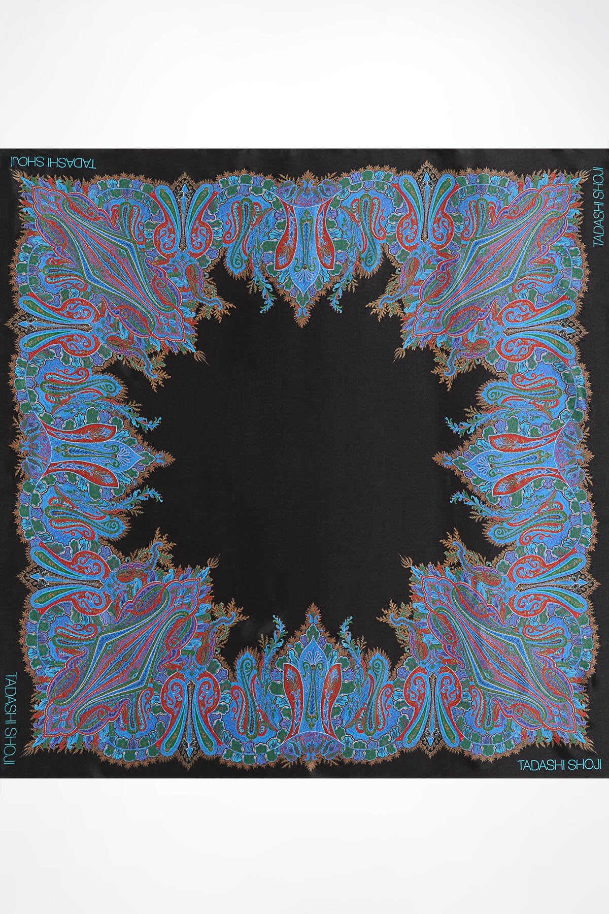 Paisley Print Silk Scarf