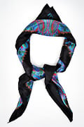 Paisley Print Silk Scarf