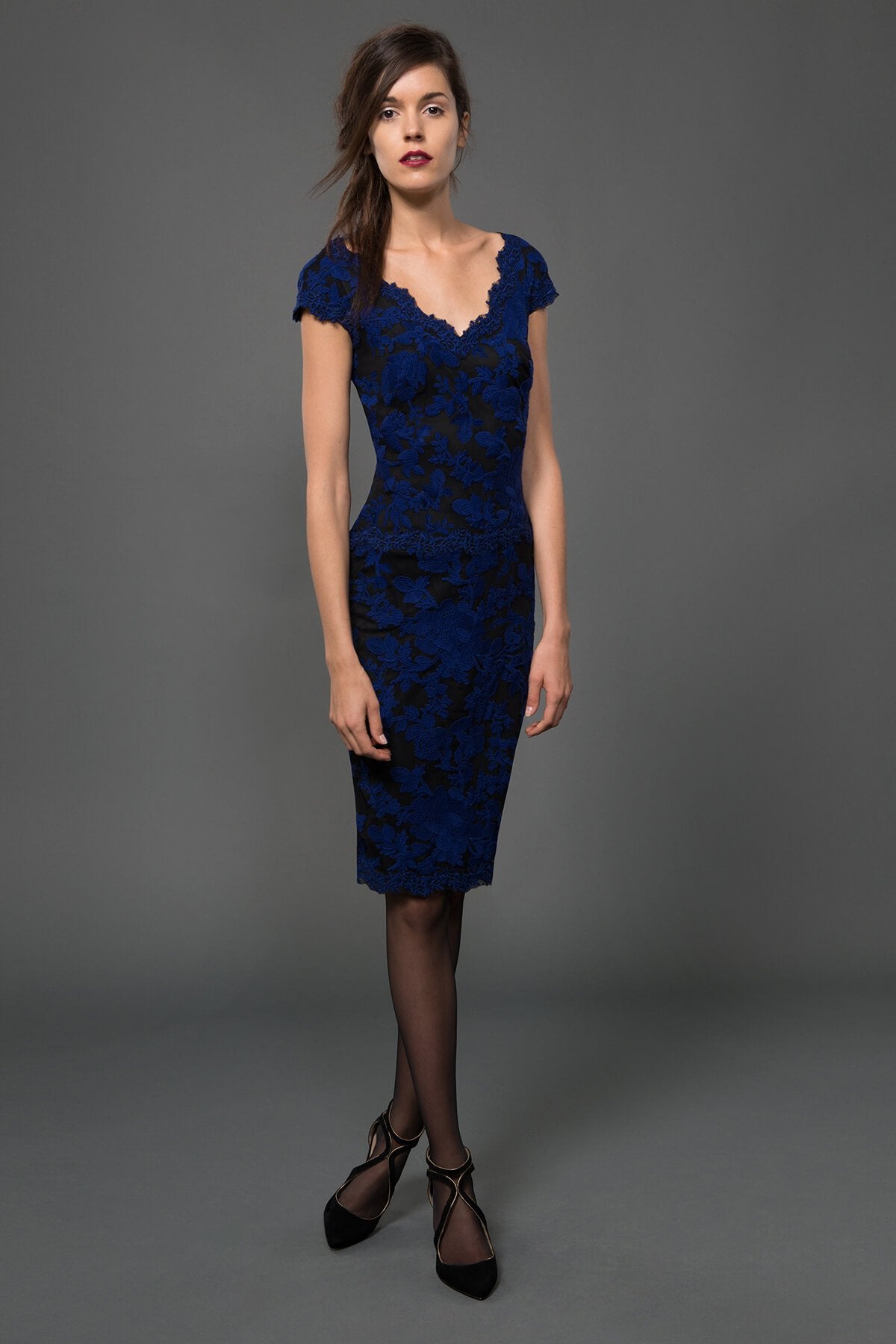 Embroidered Lace Dress
